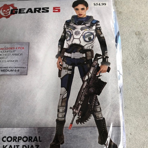 Gears 5: Corporal Kait Diaz Adult Costume New! Blowout Price!!! - Picture 4 of 8